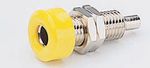 Socket Ćø4mm Yellow-140-61-040