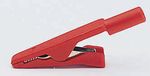 Crocodile clip Ćø2mm Red-140-90-528