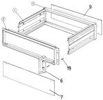 Rear panel 6U(HE) 6 HE-152-45-279