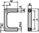 Front handle PU=Pair (2 pieces)-152-47-234