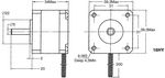 Hybrid stepper motor-154-46-117