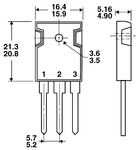 Schottky diode 2x 15A 45V TO-247AD-170-06-042