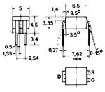 MOSFET P/-100V -1A 1.3W HEXDIP-171-07-451