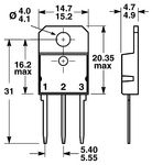 Darlington transistor TO-220 NPN 100 V-171-04-631