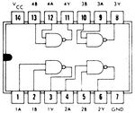 Quad NAND Gate DIP-14 NTE74LS00-173-57-759