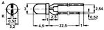 LED 3mm (T1) Red-175-03-105