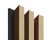 Acoustic wallpanel Oak-Black, 1250 x 131mm, 3 lamella 10 x 27mm, felt 8mm (4pcs)