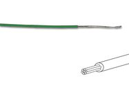 HOOK-UP WIRE -  ø 1.4 mm - 0.2 mm² - MULTICORE - GREEN