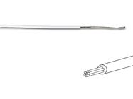 HOOK-UP WIRE -  ø 1.4 mm - 0.2 mm² - MULTICORE - WHITE