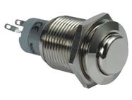 HIGH ROUND METAL SWITCH DPDT 2NO 2NC