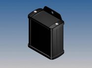 ALUMINIUM HOUSING - BLACK - 70 x 59.9 x 30.9 mm - with flange