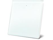 glass control module with 1 touch key, white