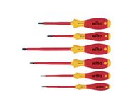 Wiha Screwdriver set SoftFinish® electric Slotted, Phillips 6-pcs. (00833)