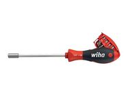 Wiha Screwdriver with bit magazine magnetic assorted with 8 bits, 1/4" (32901)