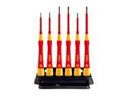 WIHA FINE SCREWDRIVER SET PICOFINISH ELECTRIC SLOTTED, PHILLIPS 6-pcs. (42989)