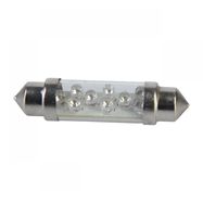 12V Car bulb  SV8.5, 8LED white Ø10x42mm