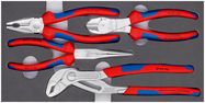 KNIPEX 00 20 01 V17 Set of pliers in a foam tray 4 parts 