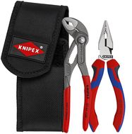 KNIPEX 00 20 72 V06 Mini pliers set in belt tool pouch 1 x 08 22 145, 1 x 87 01 150 160 mm