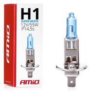 Halogen bulb H1 12V 55W Super White, AMiO
