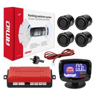 Parking assistant system LED-GRAF 4 sensor black "GOLD" 18mm, AMiO