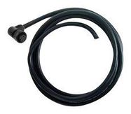 CIRCULAR CABLE CORD, 5POS PLUG, 2M, BLK