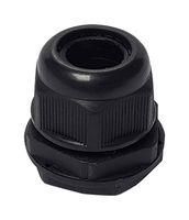 CABLE GLAND, NYLON 6, 10MM-14MM, BLACK