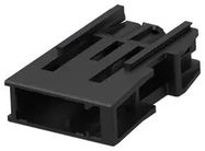 CONN HOUSING, PLUG, 3POS, PBT-GF, BLK