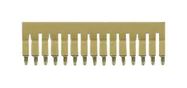 JUMPER BAR, 15POS, PA 66, TERMINAL BLOCK