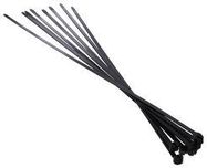 CABLE TIES, SELF-LOCK, 282MM L, NYLON, BLACK, 30LB, PK100