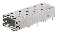 SFP CAGE, 1PORT, TH, SOLDER POST