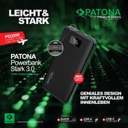 PATONA Premium Powerbank Stark 3.0 PD20W 10.000mAh, PATONA