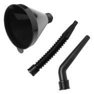 Funnel fuel straight 3-parts black AMiO-02006, AMiO