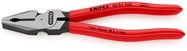 KNIPEX 02 01 200 SB High Leverage Combination Pliers plastic coated black atramentized 200 mm