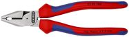 KNIPEX 02 02 180 High Leverage Combination Pliers with multi-component grips black atramentized 180 mm