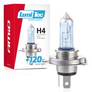 Halogen bulb H4 12V 60/55W LumiTec Super White +120%, AMiO