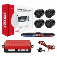 Parking sensor 4 MAX LED black GOLD 18mm, AMiO
