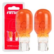 Halogen bulbs T15 WY16W W2.1x9.5d 12V 2 pcs, AMiO