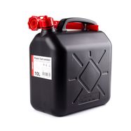 AMiO Plastic fuel can 10L, black AMiO-02888, AMiO