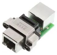 RUGGED RJ45 JACK, R/A 8P8C, 1PORT, CAT5E