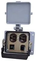 METAL ENCLOSURE, 2PORT, CAT 5E ENET