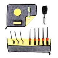 Car detailing mix brush, sponge and microfiber set 14pcs, AMiO