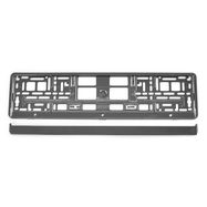 License Plate Frame - GRAPHITE metalic, AMiO