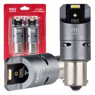 LED CANBUS PRO series BA15S P21W 2x1860SMD White 12/24V FULL CANBUS with FANAMIO-03603, AMiO
