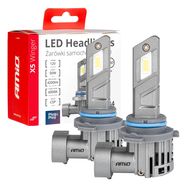 LED Headlights X5-series WINGER HB4 6000K max 50W AMIO-03949, AMiO