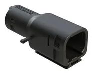 BACKSHELL, RCPT CONN, 4POS, 180DEG, BLK