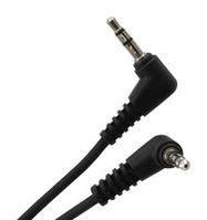 AUDIO CABLE, 3.5MM STEREO PLUG, BLACK