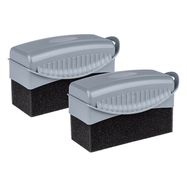 Car tyre applicator in plastic case, soft sponge 2 pcs. AMIO-04019, AMiO