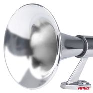 Horn fanfare sound signal chrome 640mm 12V 24V AMIO-04076, AMiO