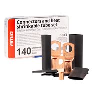Heat shrink wire Connectors and Tubes 140pcs AMIO-04121, AMiO