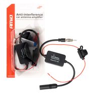 Anti-interference car antenna amplifier 12V AMIO-04133, AMiO